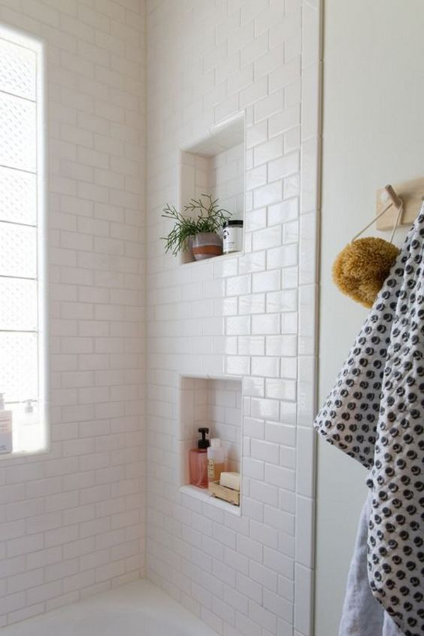 38 Shower Niche Ideas That Organized Your Bathroom
