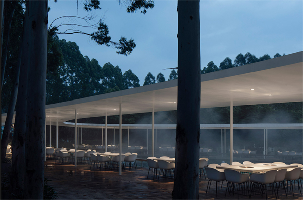 Garden Hotpot Restaurant by MUDA Architects