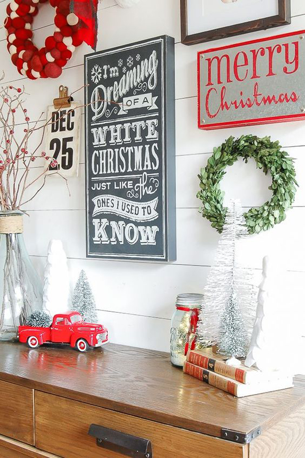 37 Prettiest Diy Christmas Wall Art Ideas Homemydesign