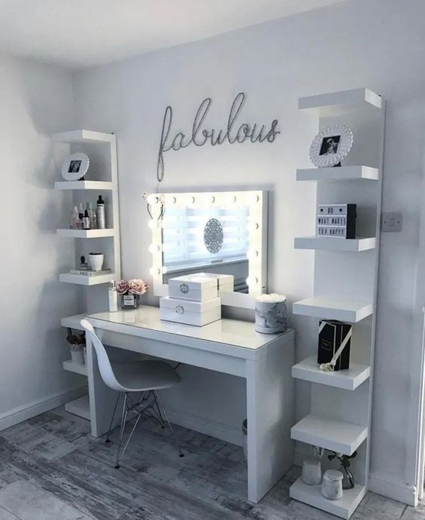 32 Stylish Home Makeup Room Ideas That All Women Must Have