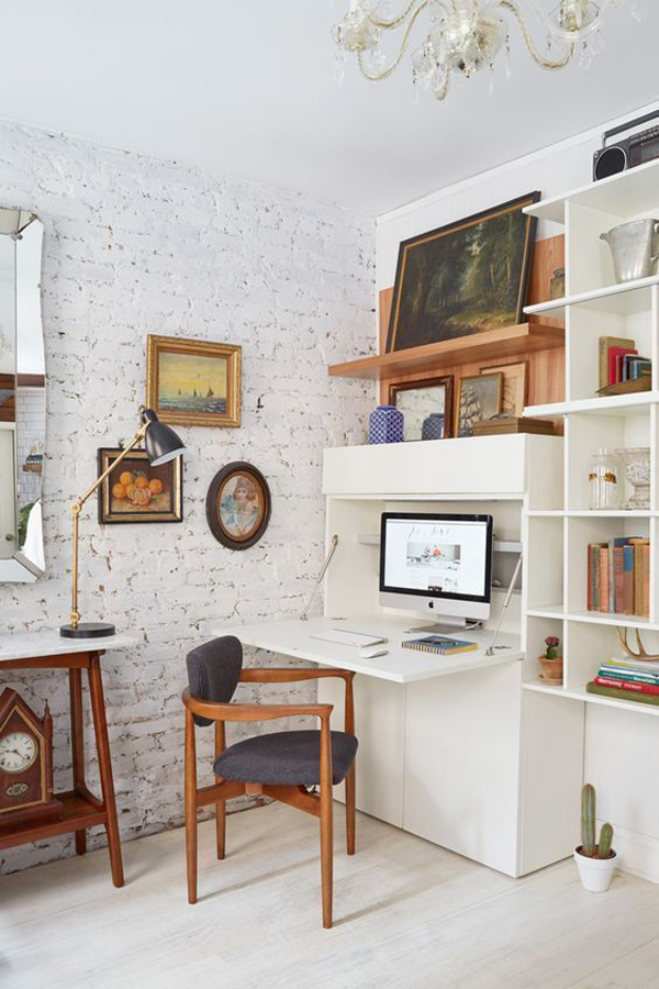 35 Functional Folding Desk Ideas For Small Space Solution