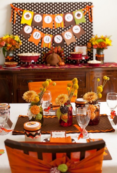 20 Gorgeous And Awesome Thanksgiving Table Decorations Homemydesign