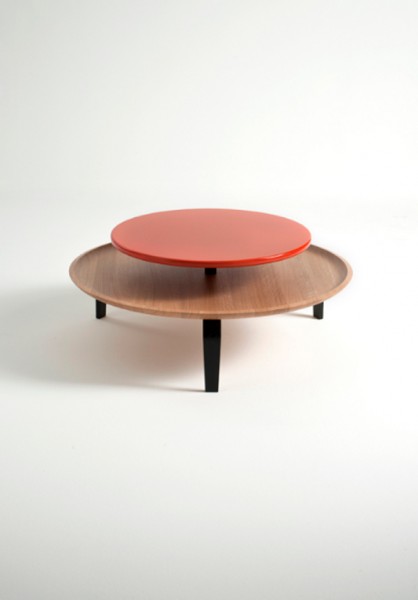 Round Cofee Tables With Storage Space By Cole | HomeMydesign