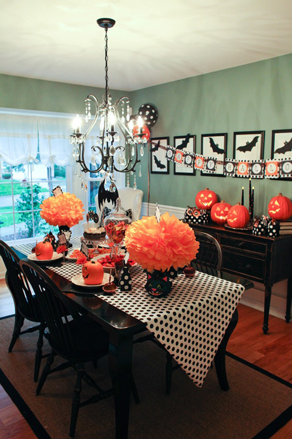 halloween-dining-room-ideas | HomeMydesign