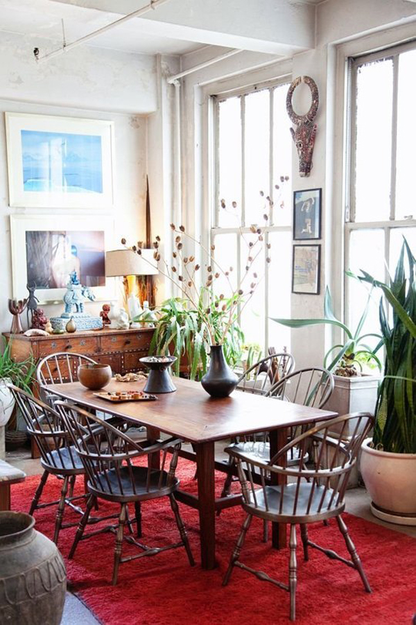 dining-room-with-plant-ideas | HomeMydesign