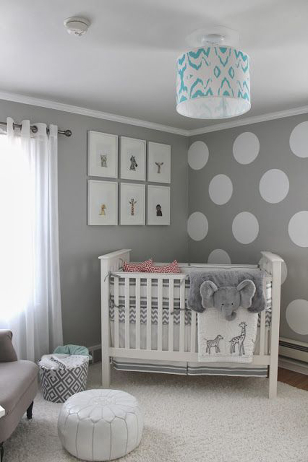 grey-nursery-room-decor-ideas | HomeMydesign