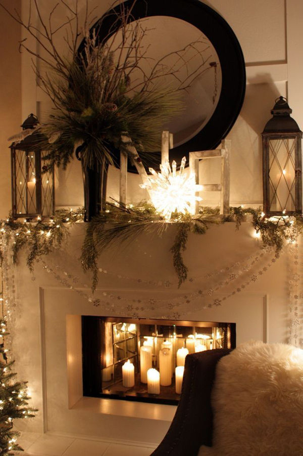 20 Romantic Fireplace Candle Ideas | Home Design And Interior