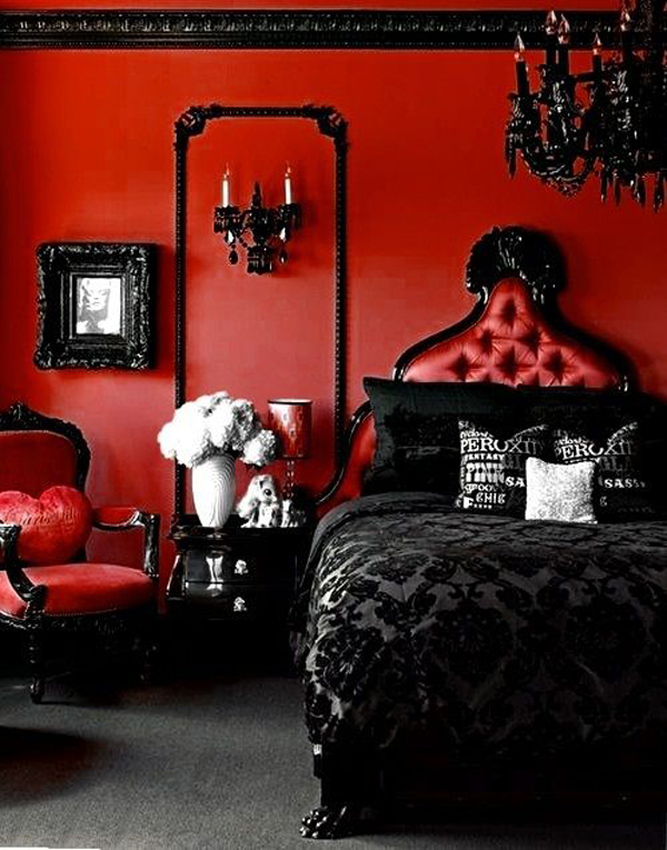 gothic bedroom designs dramatic homemydesign