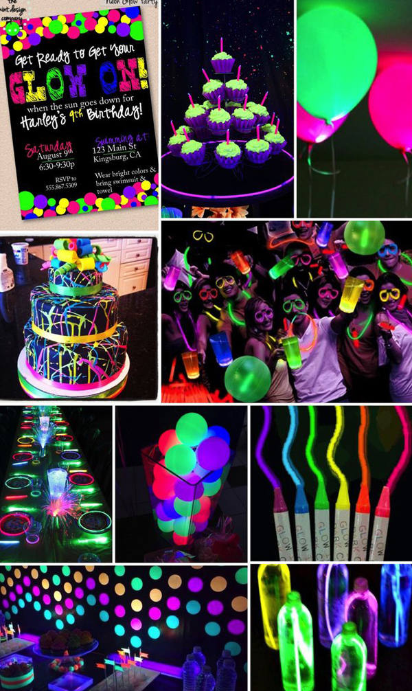 neon-glow-in-the-dark-party-ideas | HomeMydesign