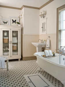 20 Cozy And Beautiful Farmhouse Bathroom Ideas | HomeMydesign