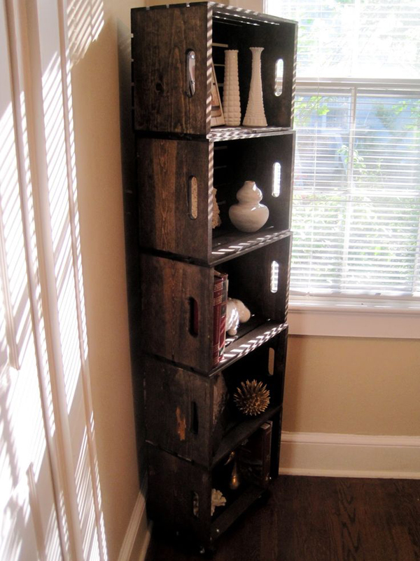 wooden tv shelf design