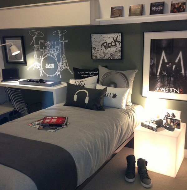 10 Super Cool Music Bedroom For Teenage Boys | Home Design ...