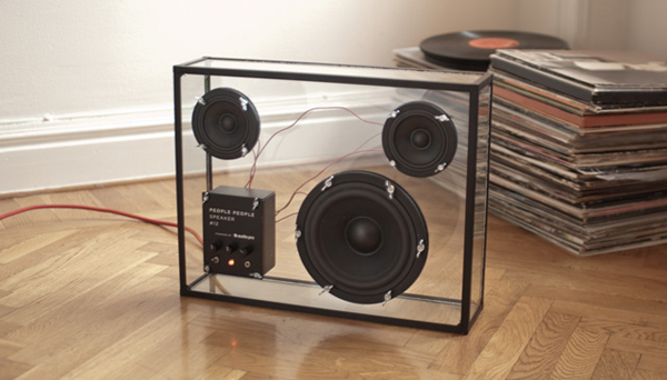 Beautiful Transparent Speaker With Sustainable Designs | HomeMydesign