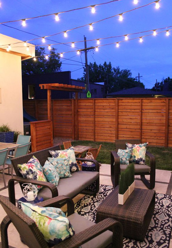 20 Amazing String Lights For Your Outdoor Patio | HomeMydesign