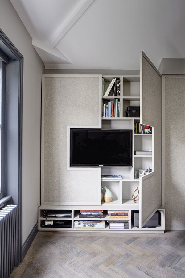 hidden-under-TV-cabinet-storage | HomeMydesign