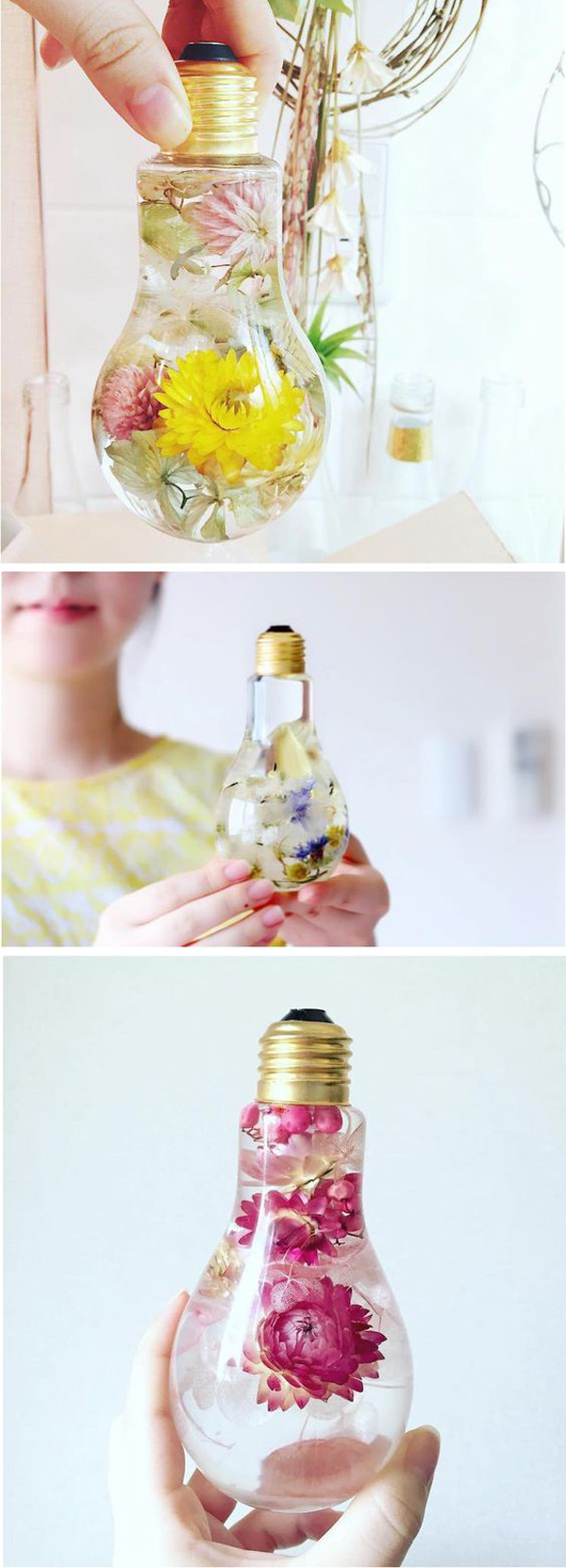22 Amazing DIY Light Bulbs Ideas | HomeMydesign
