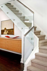20 Modern Glass Stair Railing Ideas | HomeMydesign