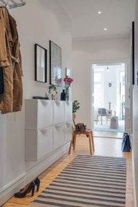 pretty-diy-ikea-trones-cabinet-in-hallway – HomeMydesign
