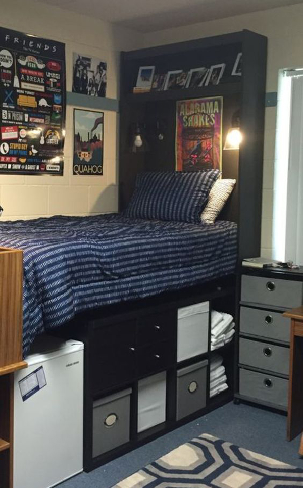 college-dorm-room-with-under-bed-storage | HomeMydesign