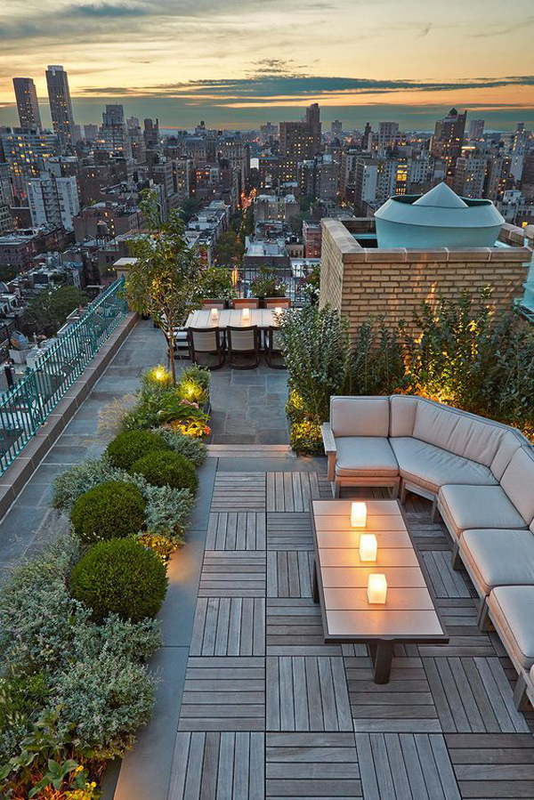 romantic-rooftop-deck-with-outdoor-living-area | HomeMydesign