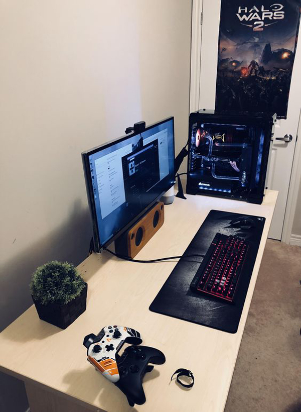 clean-and-stylish-gaming-desk-setup-ideas – HomeMydesign