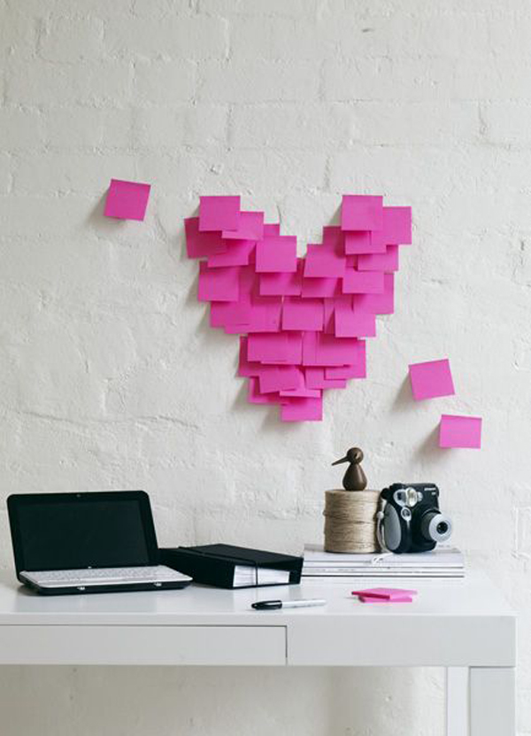 20 Inspiring Home Decoration From Sticky Notes | HomeMydesign