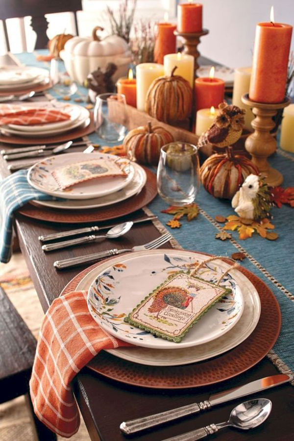 25 Nature-Inspired Thanksgiving Table Settings | HomeMydesign