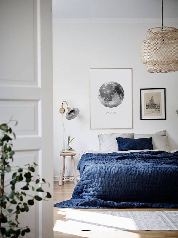 amazing-blue-and-gray-bedroom-with-minimalist-style | HomeMydesign