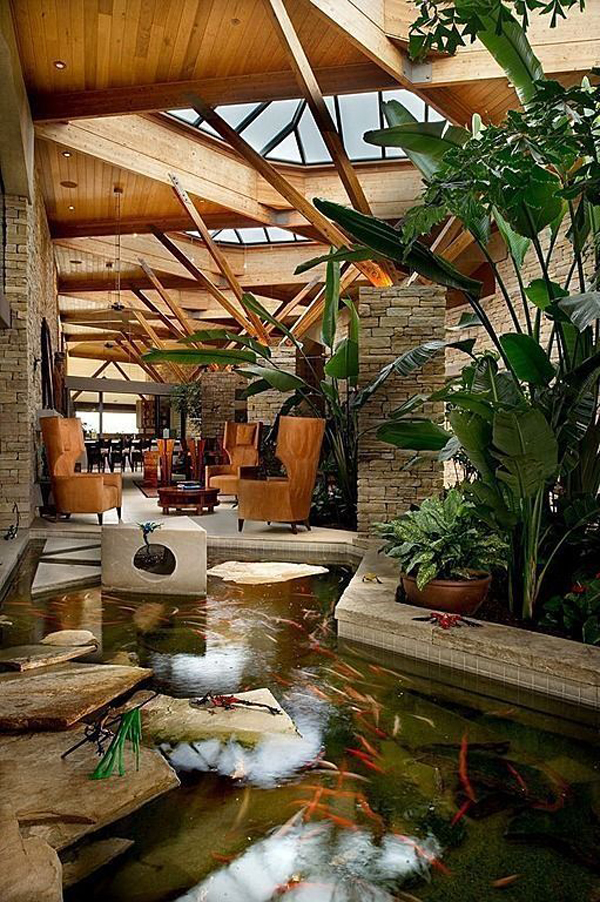 awesome-indoor-garden-pond | HomeMydesign