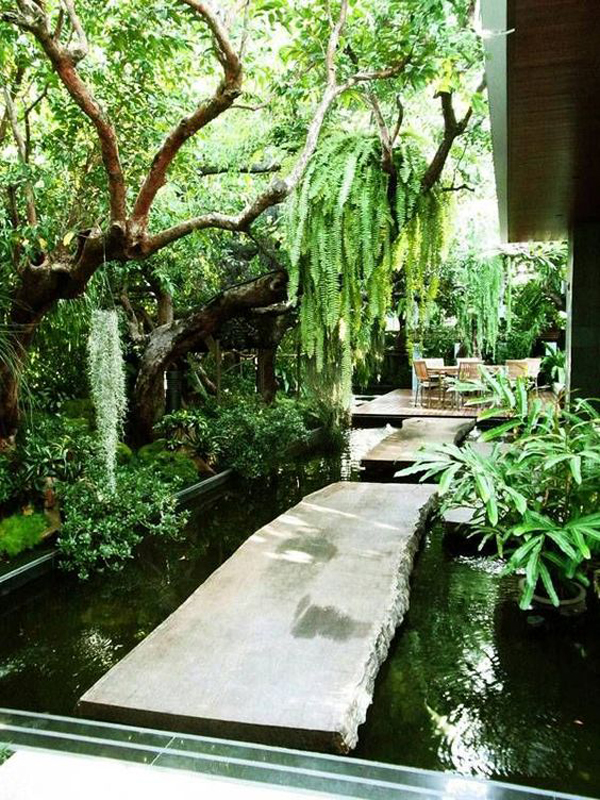 cozy-small-backyard-with-forest-garden-and-ponds | HomeMydesign