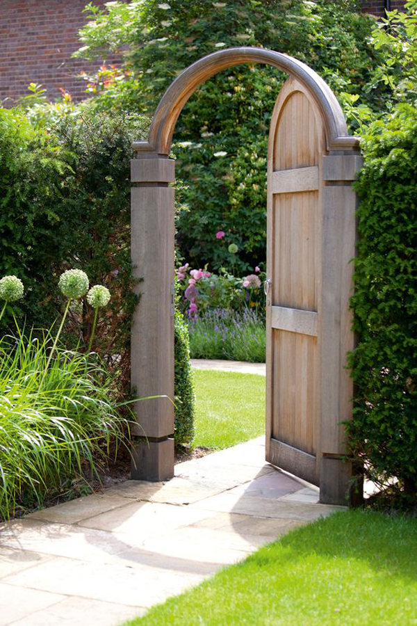 25 Most Wonderful Garden Gates With Nature Inspired | HomeMydesign