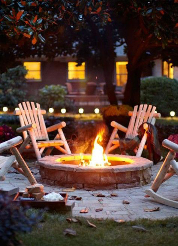 40 Beautiful Fire Pit Ideas To Warm Up, Fire Pit Ideas Outdoor Living
