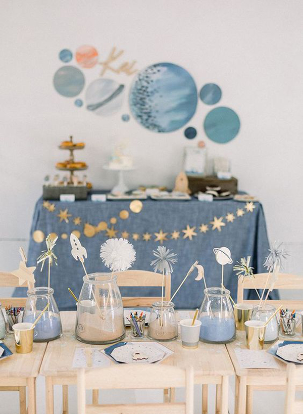 space-theme-birthday-party-in-galaxy | HomeMydesign