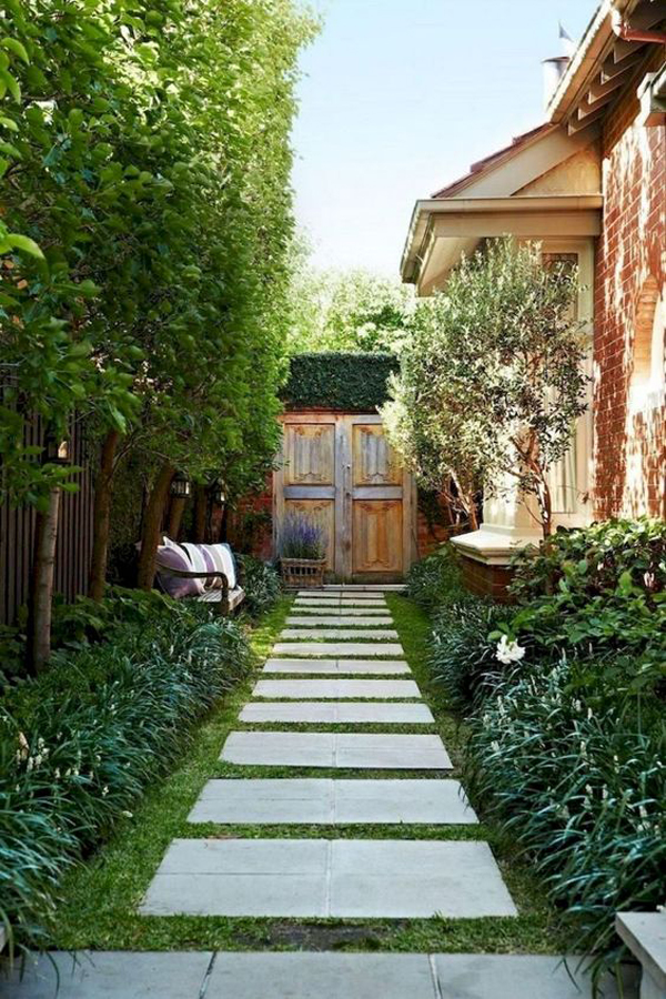 beautiful side house garden and pathways landscaping ideas