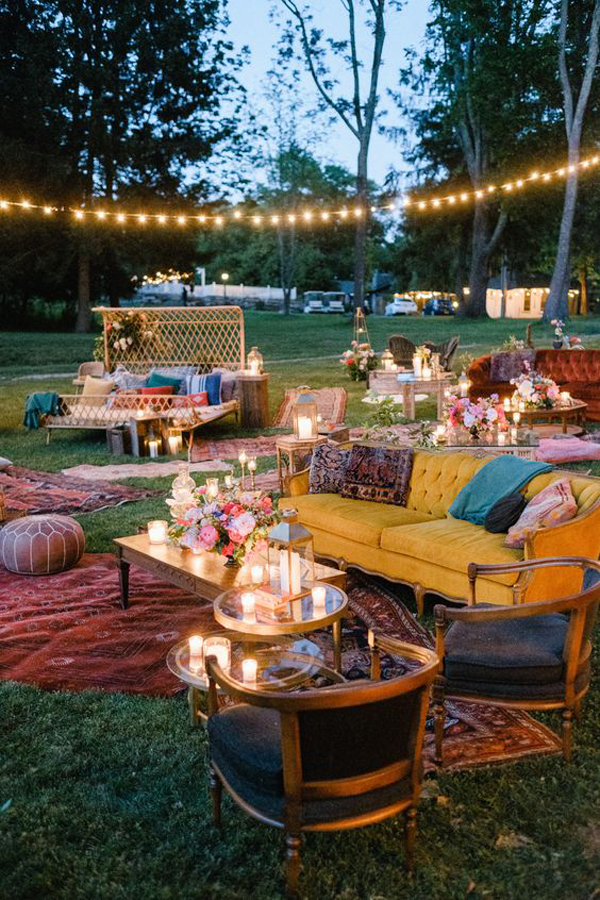 41 Best Outdoor Party Decor Ideas On Low Budget Homemydesign - Outdoor Party Decorating Ideas On A Budget