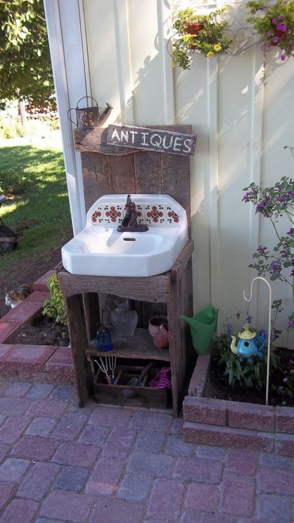 40 Awesome Garden Sink Ideas That Must Have To Outdoors | HomeMydesign