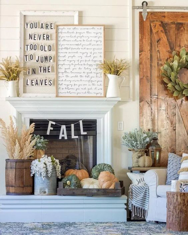 unused-fireplace-decor-ideas-for-this-fall - HomeMydesign