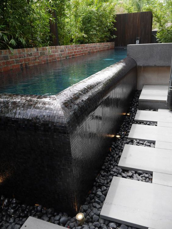  diy  black swimming  pool  for small spaces HomeMydesign