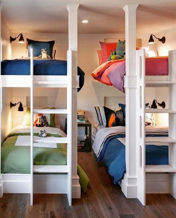 Cool bunk bed ideas for small rooms HomeMydesign