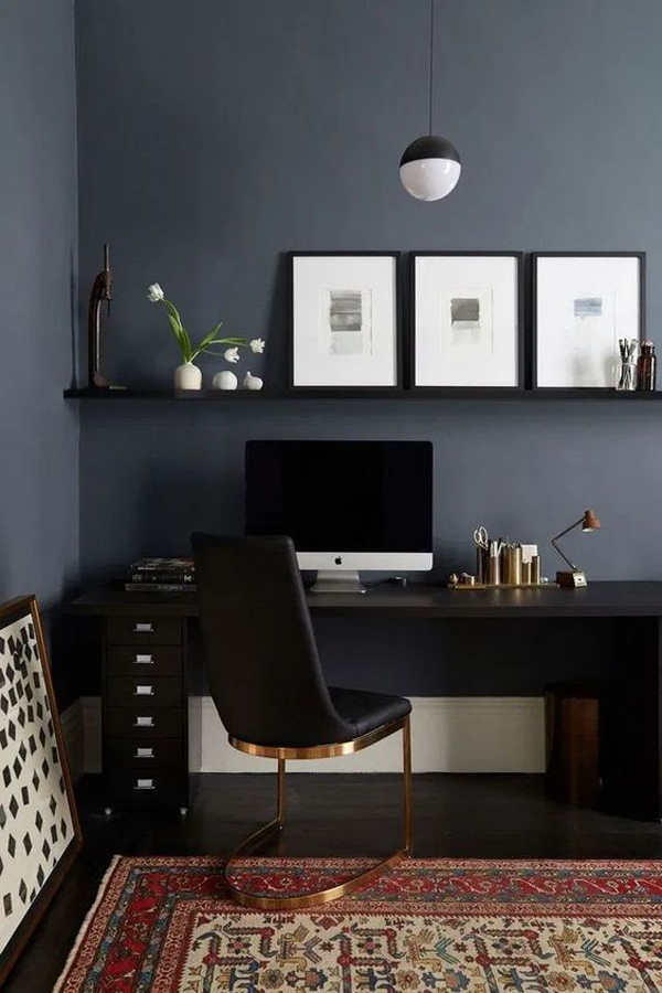working gaveteiro cozy toned ruang minimalis homemydesign интерьера домашнего ultralinx дизайн офисного офиса random biar nyaman makin wfh serene discreto