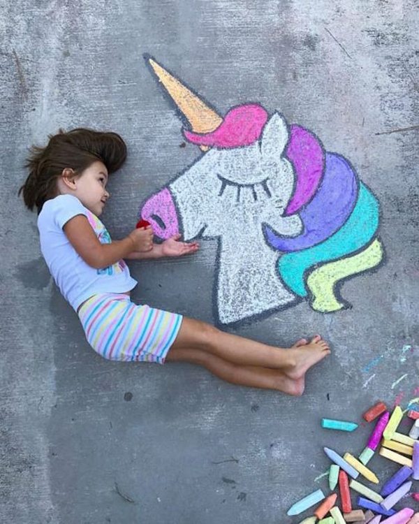 42 Seriously Cool Chalk Art Ideas For Your Sidewalk