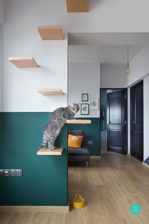 30+ Easy DIY Cat Shelves Ideas That Will Wow Them