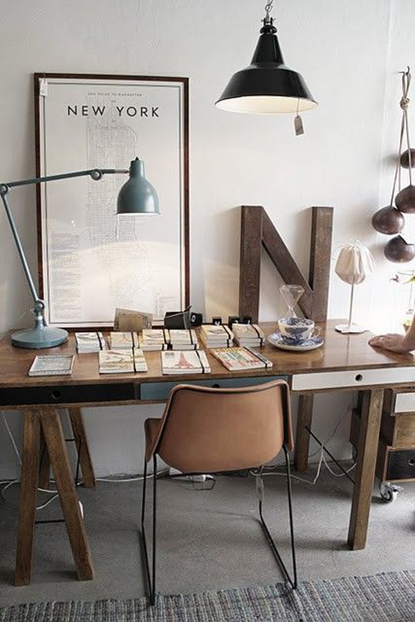 40 Wooden Desks To Improve Your Mood And Productivity