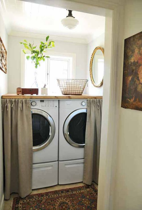 35 Smart Ways To Hide Washing Machine In Your Interiors