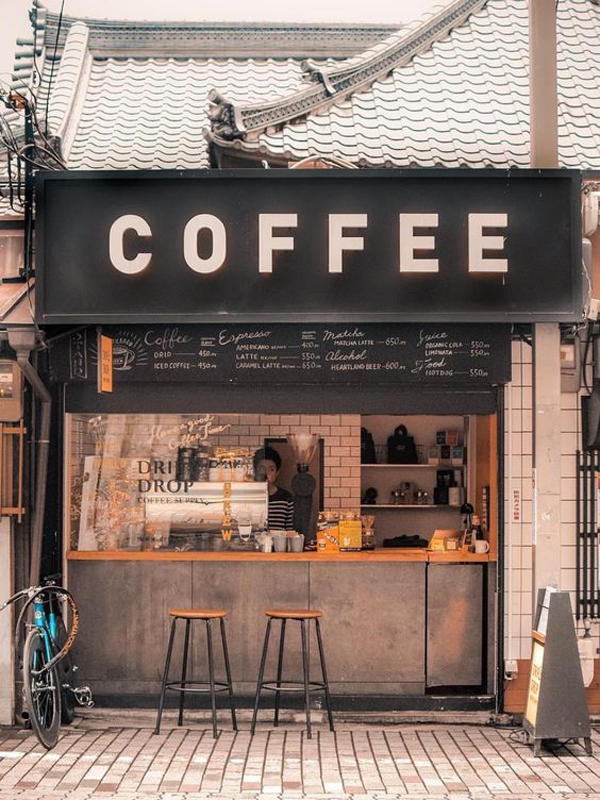 simple coffee shop design