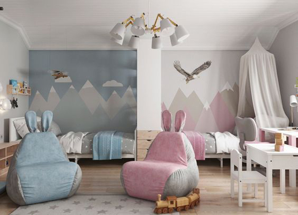 32 Adorable Shared Kids Bedroom For Boys And Girls | HomeMydesign