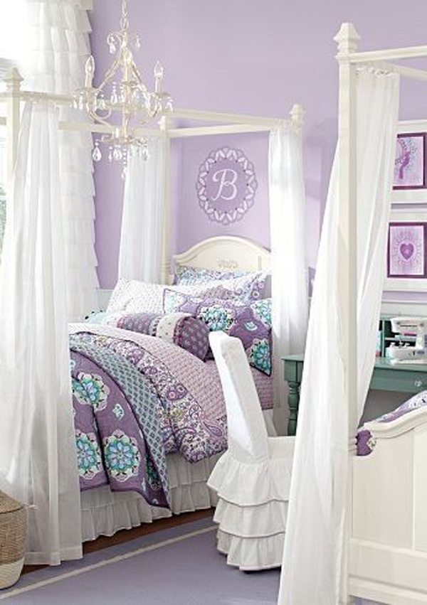 20 Lavender Colored Bedrooms That Is Favorite All Girl S HomeMydesign   Lavender Bedroom For Girls 