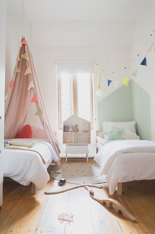 32 Adorable Shared Kids Bedroom For Boys And Girls