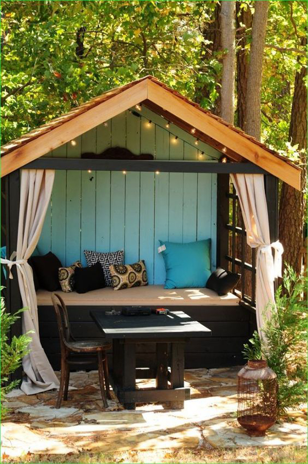 17 Cozy Outdoor Reading Nook With Landscaping Ideas