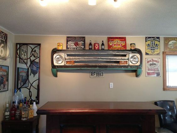 30 Cool Vehicle Parts Decor That All Men Will Love